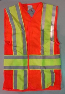 lot 2326 image: 10 3M Reflective Construction Safety Vest, Class 2 Size Small