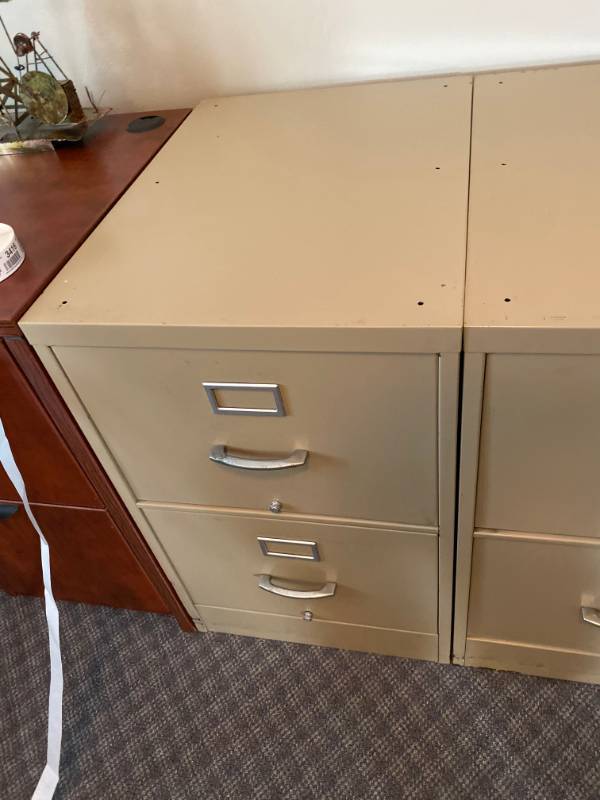 Metal File Cabinet Very Clean Time To Get Organized No Keys