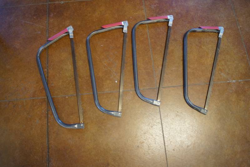 lot 7356 image: Lot of 4 Hack Saws