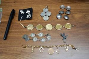 lot 4327 image: Lot of Unique and Rare Coin Jewelry - See Pics