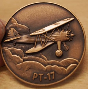 lot 4402 image: Collectible Boeing PT-17 Airplane Coin