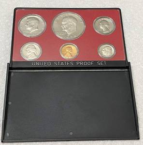 lot 2729 image: 1974 S United States Mint Set - San Francisco - In flip over hard case