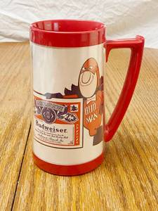lot 2736 image: BUD MAN Budweiser Super Hero - Insulated Mug - Nice Collectible