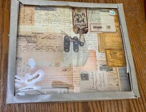 lot 2761 image: New RARE GATE-FOLD SCRAPBOOK ALBUM w metal latch - K &amp Company - HTF - in orig box w insert pages - Highly collectible - 12x12 page size&nbsp
