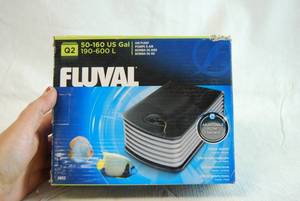 lot 4525 image: NEW Fluval 190-600L Air Pump for Fish Tank - New in Original Box