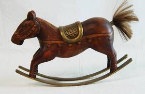 lot 4517 image: Very Cool  Unique Wooden Horse