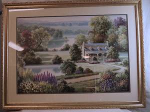 lot 6001 image: Beautiful Framed Art Decor
