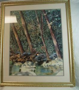 lot 6006 image: Beautiful Framed Art Decor
