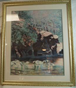 lot 6007 image: Beautiful Framed Art Decor