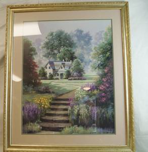 lot 6009 image: Beautiful Framed Art Decor