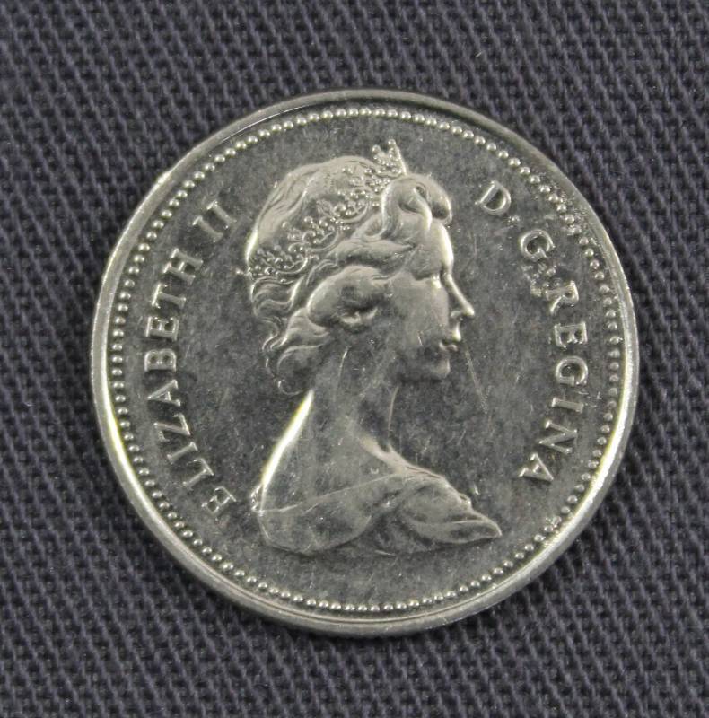 lot 4098 image: 1979 Canada 25 Cents Coin, Elizabeth II, D.G. Regina