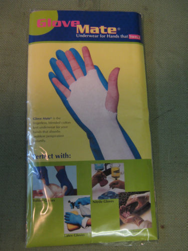 lot 8025 image: 30 Pairs of GloveMate Fingerless Gloves - Underwear For Hands That Sweat