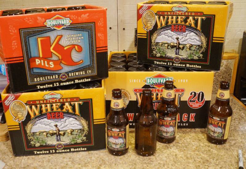 lot 4613 image: Lot of 56 Misc. Beer Bottles