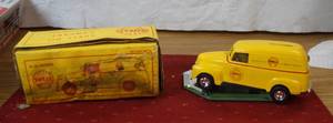 lot 2069 image: 1950 Shell Oil Company Chevy Panel Bank