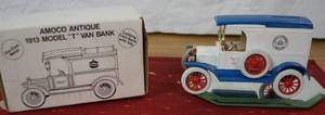 lot 2075 image: ERTL 1913 Model T Amoco Car Bank