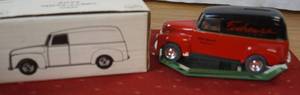 lot 2076 image: ERTL 1950 Firehouse Films Chevy Panel Bank