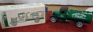 lot 2080 image: ERTL 1931 Quaker State Hawkeye Tanker Bank