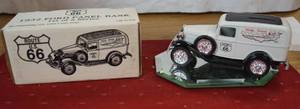 lot 2081 image: ERTL 1932 Route 66 Ford Panel Bank