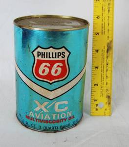 lot 2111 image: Vintage Phillips 66 Oil Can