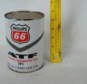 lot 2114 image: Vintage Phillips 66 Oil Can - Can is Plastic