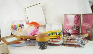 lot 2135 image: Lot of Misc. Items - Picture Frames, Craft Supplies and More