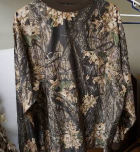lot 2157 image: Camo Shirt  No Tags - Looks like X-Large or Bigger