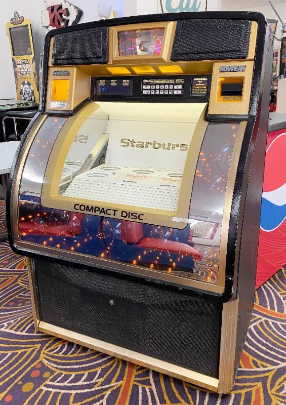 lot 9999 image: ROWE CD JUKEBOX - CD-100H Laserstar VII - Coin Operated - WORKS GREAT w manual - SEE VIDEOS - RESERVE MET