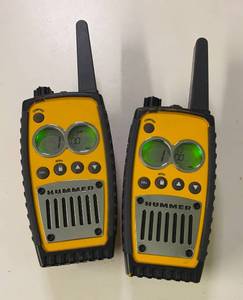 lot 2674 image: Pair of HUMMER Walkie Talkies - 7 Mile Radius w Original Box