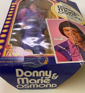 lot 2684 image: Donny Osmond Doll - Donny &amp Marie - NEW IN BOX 1976 - WOW