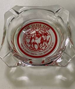 lot 2701 image: The Silver Club Vintage Ashtray Sparks Nevada