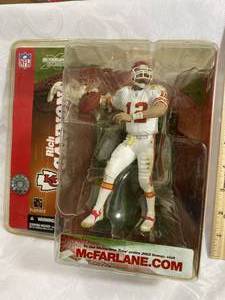 lot 2790 image: NFL Kansas City Chiefs Rich Gannon Football Figurine MacFarlane Sports Picks New in Original Package