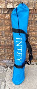 lot 4093 image: Portable Soccer Goal - used once - folds down, nice net in carry bag.
