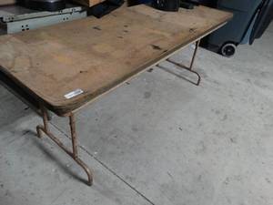 lot 2216 image: Folding banquet table