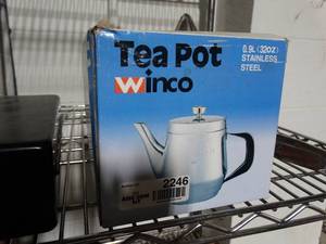 lot 2246 image: New in box Winco tea pot