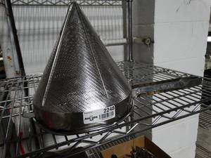 lot 2248 image: Commercial stainless large strainer