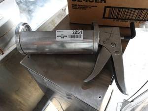 lot 2251 image: Stainless steel sauce gun