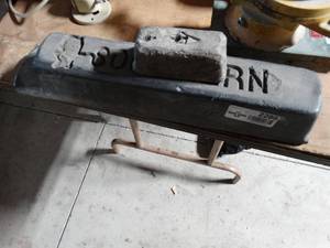 lot 2286 image: 2 lead ingots- 58 pounds
