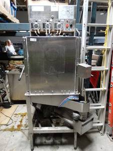 lot 2294 image: American dish service commercial ss dishwasher