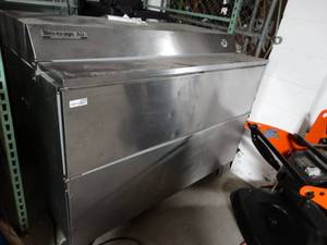 lot 2300 image: Beverage-Air commercial ss cooler &or Freezer on wheels- Model-SMF-58