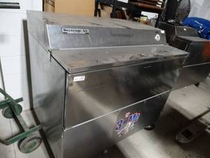 lot 2306 image: Beverage-Air commercial ss cooler &or Freezer on wheels- Model-SMF-58