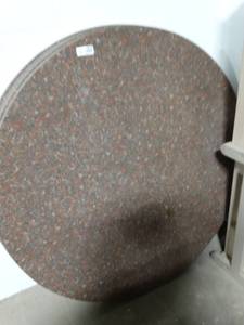 lot 2325 image: 4 round dining table tops