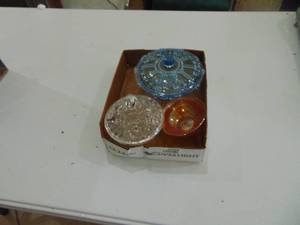 lot 3280 image: Beautiful Blue Candy Dish and more