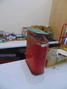 lot 3288 image: Jerry Can and 2 License Plates
