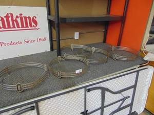 lot 3302 image: 5 Art Deco - Bar Stool Rings