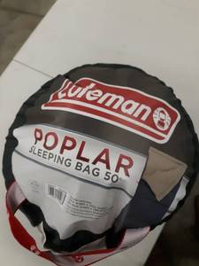 lot 2046 image: Coleman sleeping bag