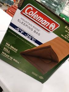 lot 2102 image: Coleman sleeping bag