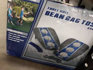 lot 2136 image: Three Hole Bean bag Toss