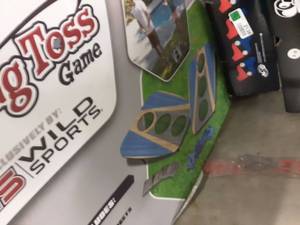 lot 2137 image: Three Hole Bean bag Toss