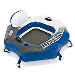 lot 2345 image: Intex River Run Connect Lounge Inflatable Floating Water Tube