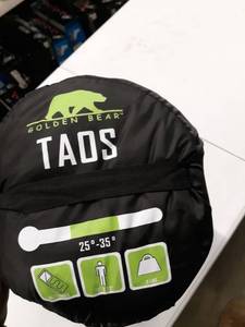 lot 2421 image: golden bear sleeping bag